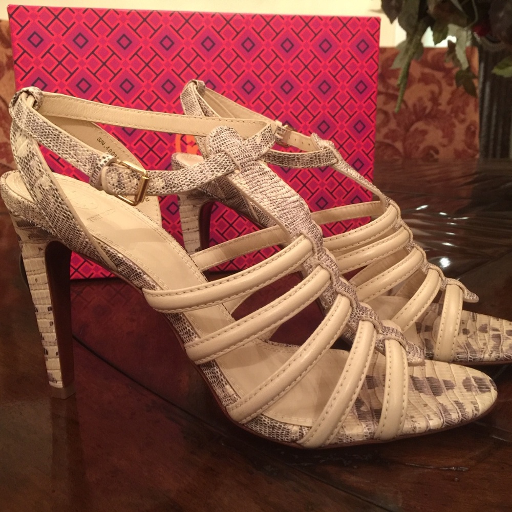 NEW $295 Tory Burch Charlene Caged Sandals 10.5 - Picture 4 of 8
